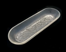 Rene Lalique Epines Art comò in vetro pettine vassoio motivo spina finitura satinata c1920
