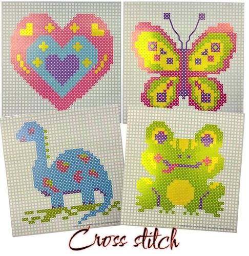 Kit ricamo punto croce set - , per