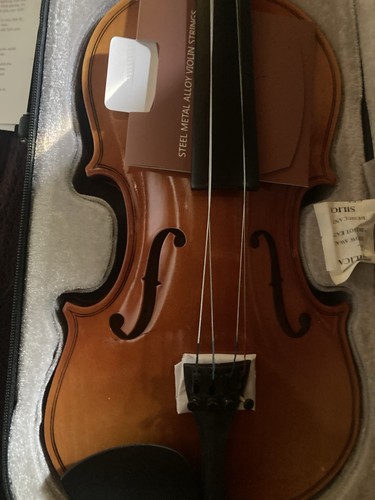 Brand new violin - brand,