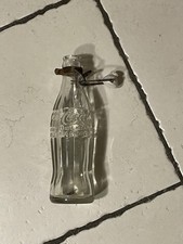 Vecchia BOTTIGLIA BOTTIGLIETTA COCA COLA VETRO COKE BOTTLE VINTAGE