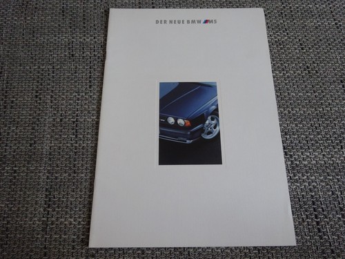 Bmw e34 depliant brochure - bmw,