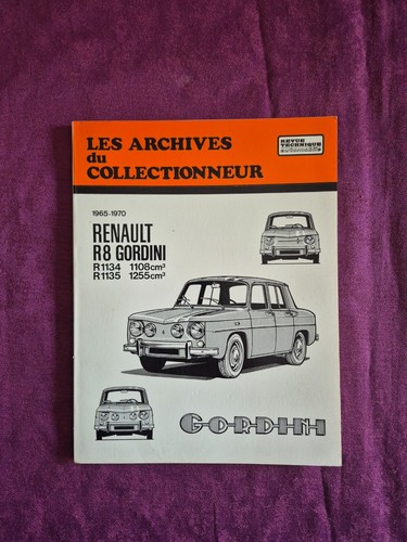 Renault gordini r 1134 et - r8,