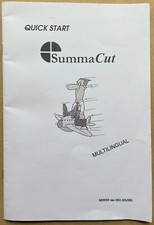 SummaCut Macchina da Taglio Vinile Plotter Avviamento Rapido Manuale Multilingue M19959 R3