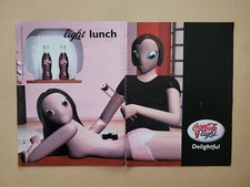 COCA COLA LIGHT DELIGHTFUL RITAGLIO CLIPPING PUBBLICITA' ADVERTISING #453