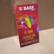 cassette vidéo VHS vierge NEUVE scellée sealed - BASF 180 - HOME TV MASTER