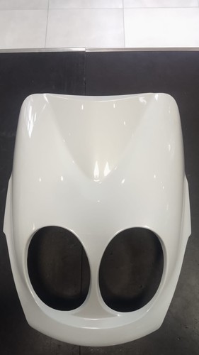 Scudo anteriore bianco - anteriore, mbk