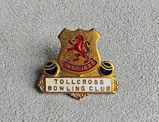 Tollcross Bowling Club - Enamel Pin Badge Bowls Sports UK