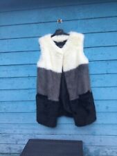 BOUTIQUE DE LA FEMME?GILET IN ECOPELLICCIA TG L ??☃️☃️
