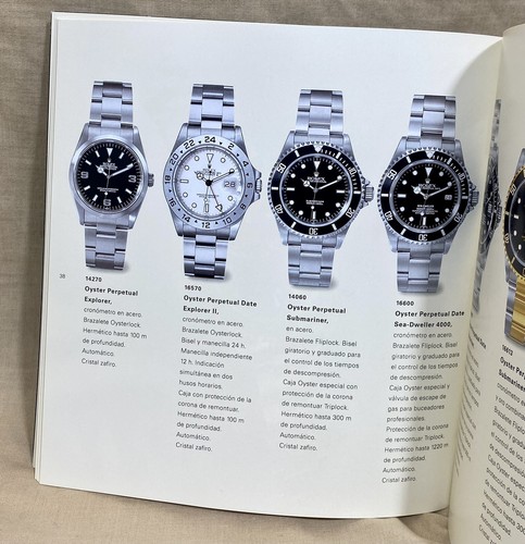 Rolex 1999 catalogue spanish - rolex,