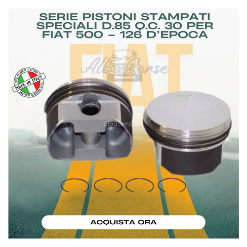 Serie pistoni stampati - pistoni,