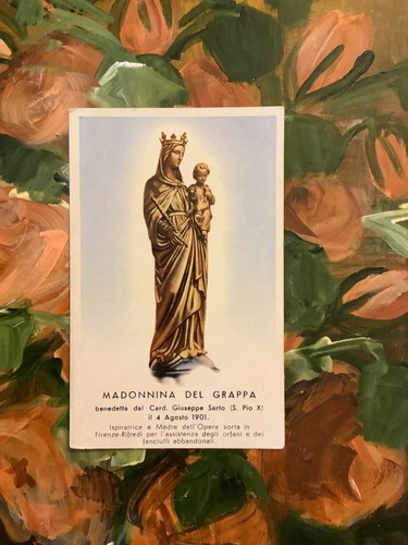 Santino madonnina del grappa - santino,