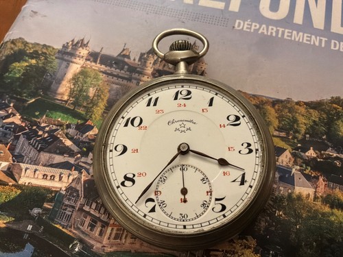 Montre gousset argentan - montre, en