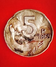 Portaoggetti/Fermacarte 5 Lire