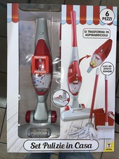 ASPIRAPOLVERE GIOCATTOLO SCOPA ELETTRICA FUNZIONI REALI BIMBO BIMBA TEOREMA