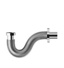 TUBO DI SCARICO FLESSIBILE-ESTENSIBILE IN ACCIAO INOX 1"1/4 x 32 DH SIFONE RAPID