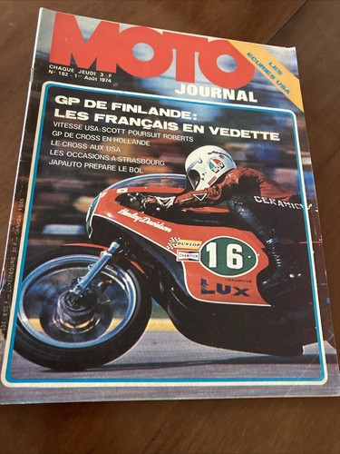 Magazine moto journal 182 1974 - moto,