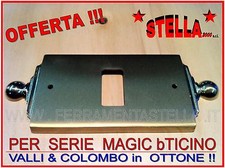 PEZZI 2 PLACCHETA OTTONE