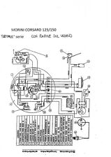 IMPIANTO ELETTRICO MORINI 125/150 TURISMO 1° SERIE PUNTINE SUL VOLANO-CAB 235