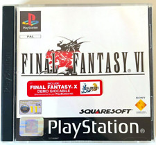 Final Fantasy VI Playstation 1  PAL  1999+ demo Final Fantasy X Ps2 disk mint