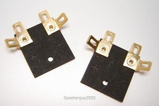 Coppia terminali woofer / parte altoparlante / vanga oro .25 / FBT12