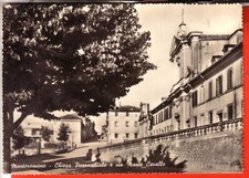 CARTOLINA  MONTEROMANO B/N  VIAGGIATA   1958 CHIESA E VIA MONTE CAVALLO   REGALO
