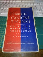 RARA CARTA GEOGRAFICA  CANTONE