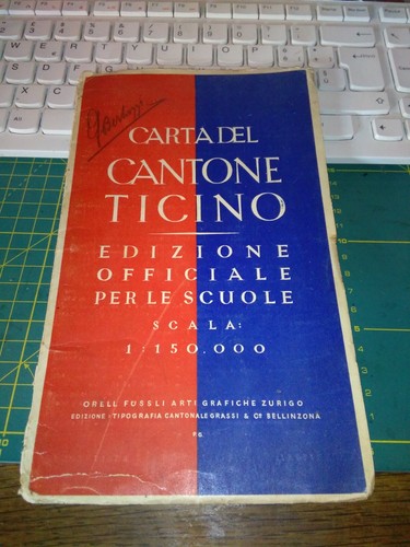 Rara carta geografica cantone - carta,