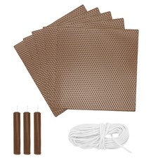 5pcs Beeswax Candle Kit, 8"x8"