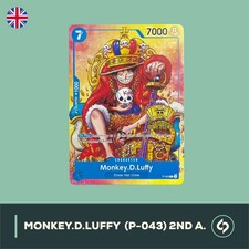 ONE PIECE TCG | Monkey D Rufy | PROMO 2° ANNIVERSARIO | P-043 | INGLESE | NM