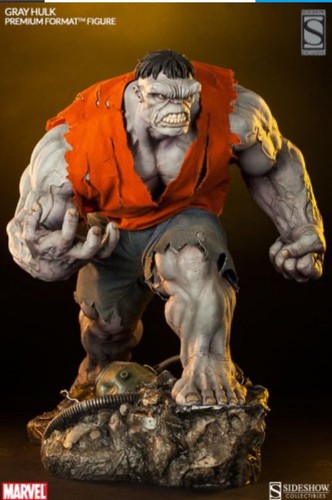 Statua figura hulk grigio - figura,