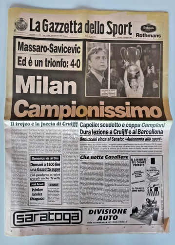 Gazzetta dello sport milan - sport,