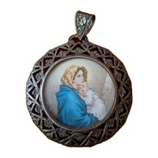 ANTICO  MEDAGLIONE CIONDOLO