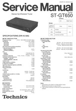 TECHNICS ST-GT650 - ST GT 650