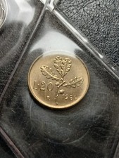 ITALIA REPUBBLICA 1984 20 LIRE DA  DIVISIONALE ZECCA FDC