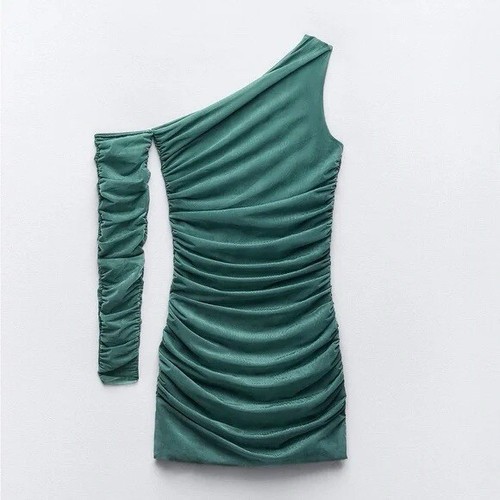 Mini abito zara verde - abito,