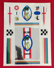 ADESIVI VINTAGE '60 SCOOTER AUTO VESPA LAMBRETTA MOTO EPOCA  STICKERS DECALS OLD