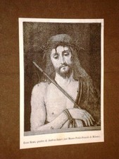 Ecce Homo Quadro di Andrea Solari Museo Poldi - Pezzoli di Milano nel 1884