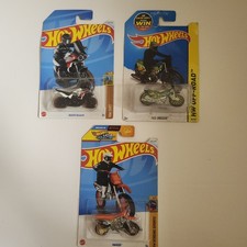 Lotto 3 moto Hot Wheels 2024
