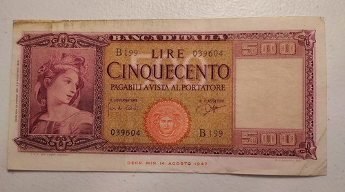 1961 italy 500 lire - 1961,