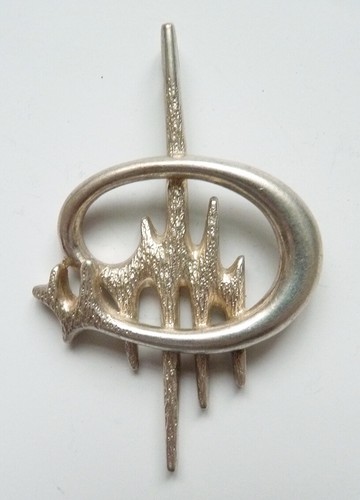 Pendentif argent massif design
