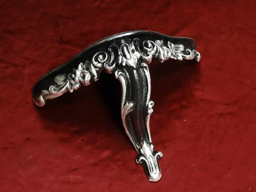 Console barocco nero argento - console, m