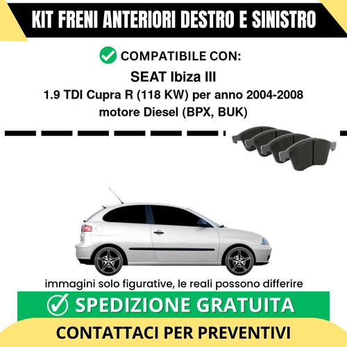Pastiglie freno anteriori - pastiglie, per