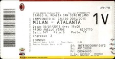 Biglietto stadio Milan -