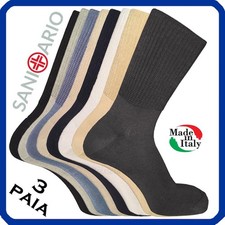 3 Paia Calze Sanitarie Uomo