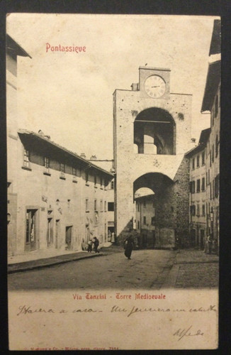 Pontassieve antica cartolina - antica,
