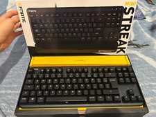 Fnatic miniStreak Silent Red FT Cherry MX Switches - Tastiera da gioco meccanica