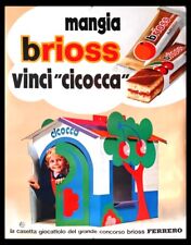 1971 * Manifesto, Poster "FERRERO, Brioss - Vinci Cicocca, Casetta Giocattolo" I