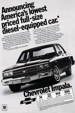 Pubblicità Chevy Impala 1981