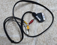 cavo cablaggio SCART 3 RCA (Triple Phono) Audio Video Cable Old DVD player to TV