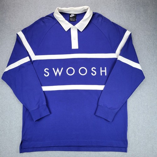 Nike rugby polo uomo blu - rugby,